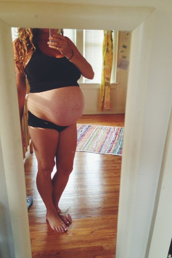 last maternity photo